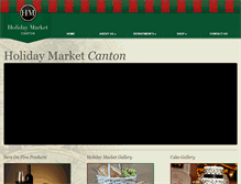 Tablet Screenshot of holidaymarkets.com